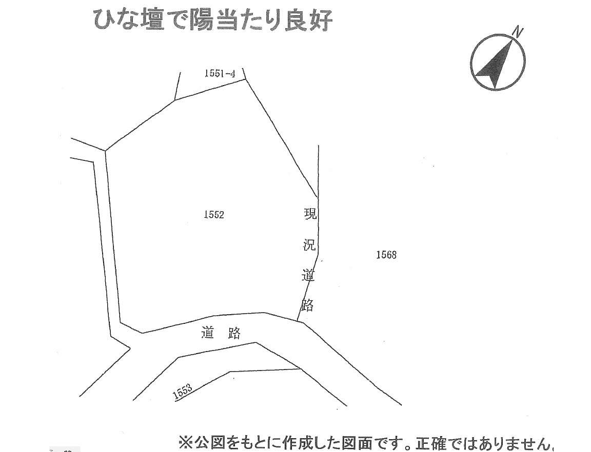 土岐市土岐津町土岐口　土地面積479㎡（144.89坪）