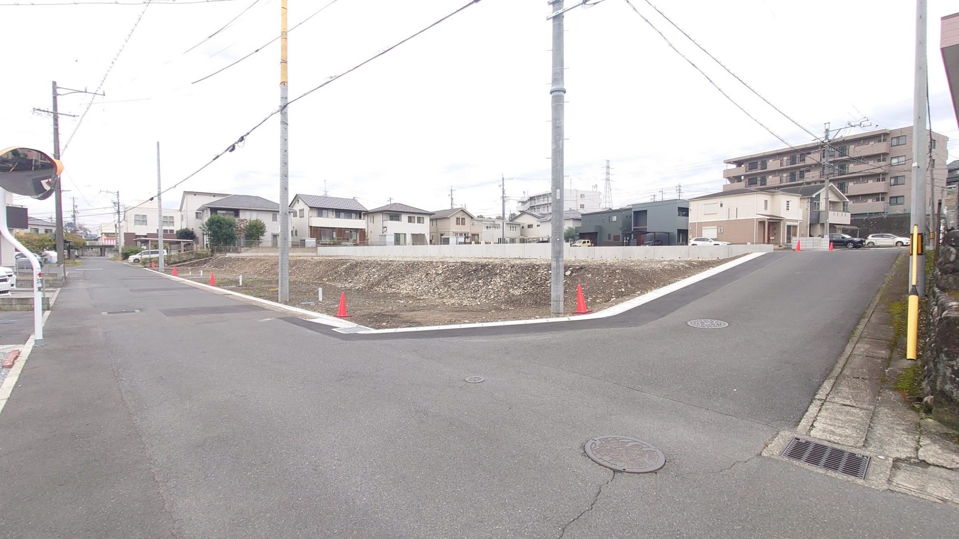 現地写真（E号地北西より撮影）