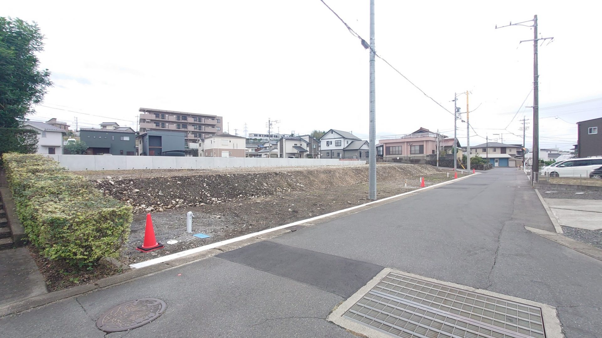 現地写真（A号地北東より撮影）
