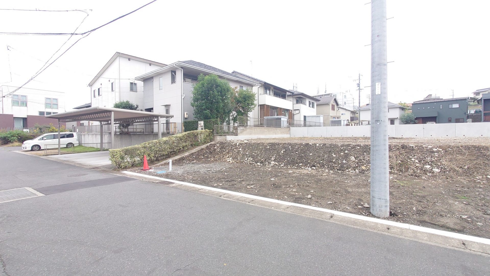 現地写真（A号地北西より撮影）