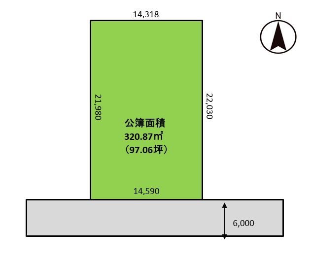 岐阜市萱場東3丁目　仲介土地