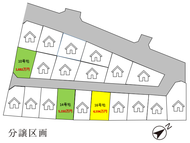 CS鵜沼駅前Ⅲ 区画図