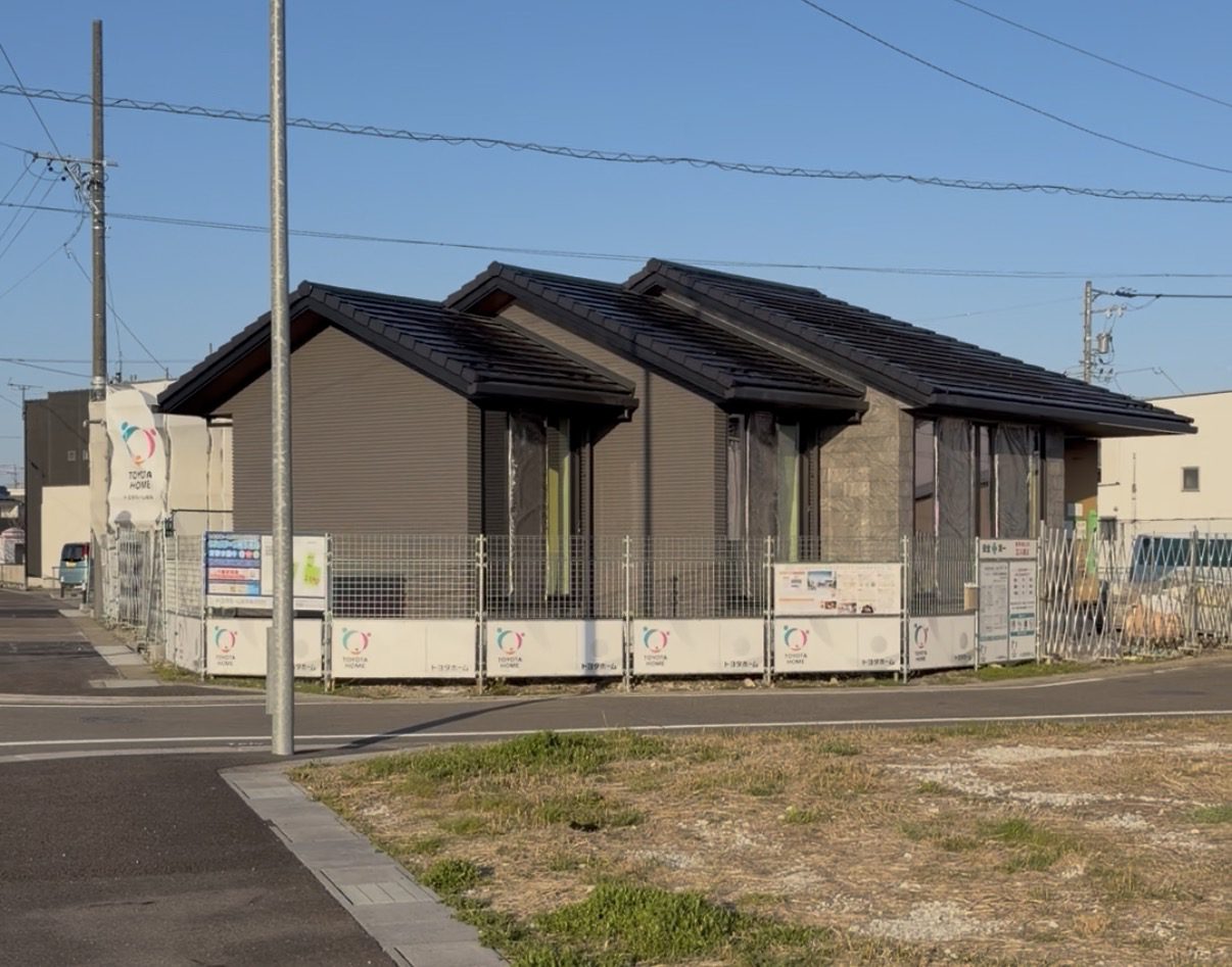 3号地モデルハウス建築中