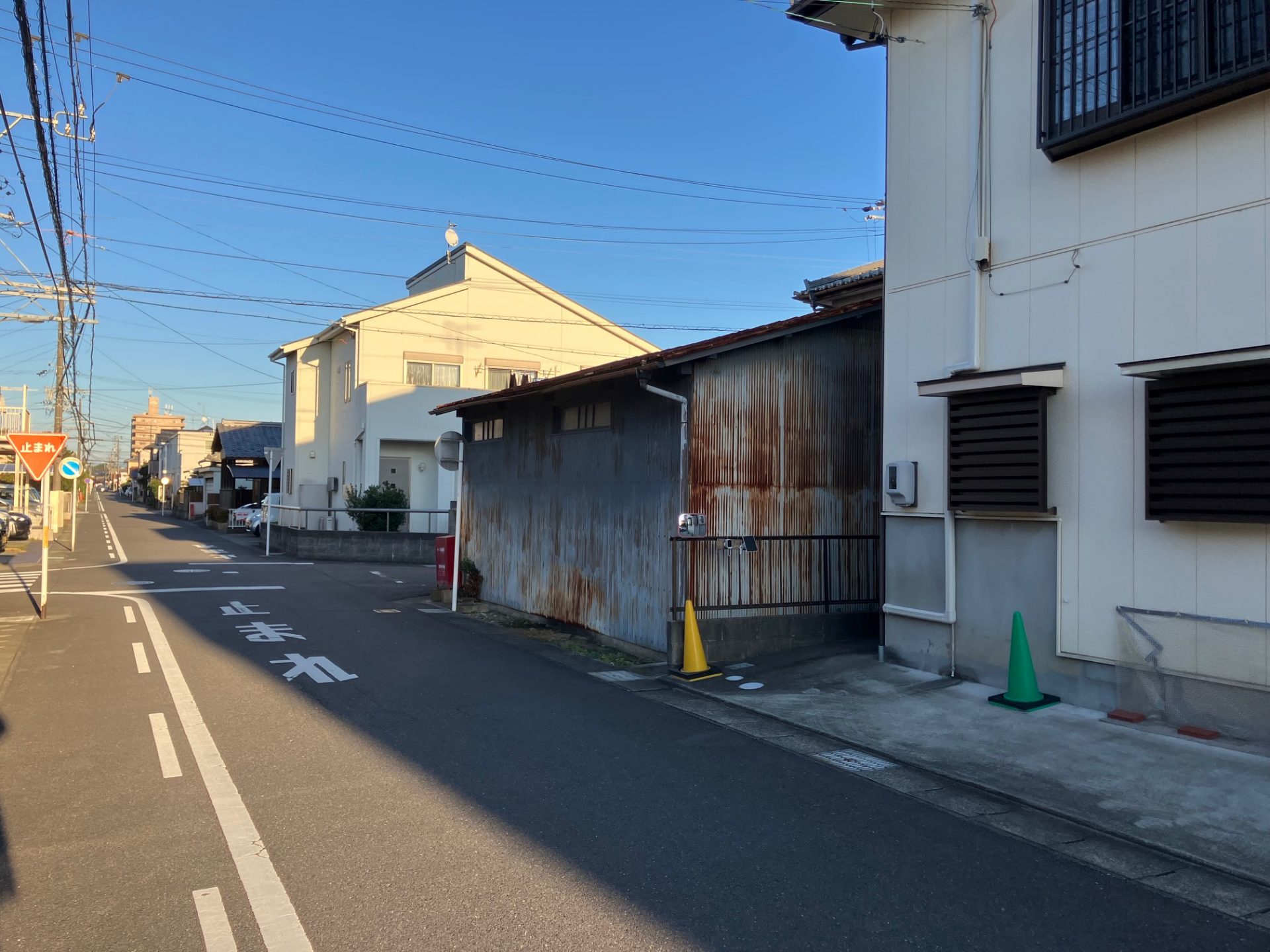 現地写真　北西道路より撮影