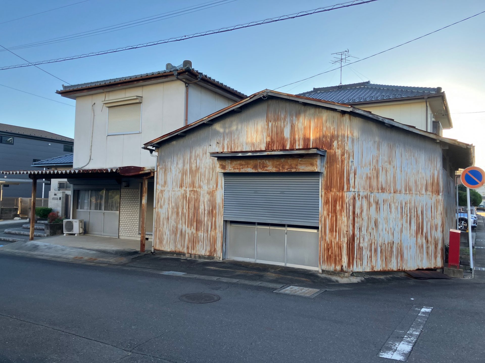 現地写真　東道路より撮影